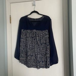 Lucky brand 2x blouse
